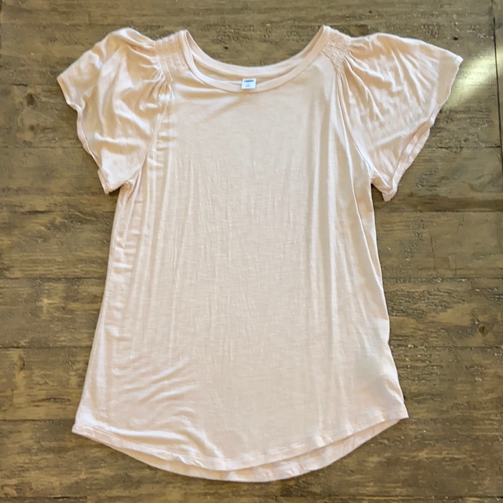 Womens flutter sleeve tee